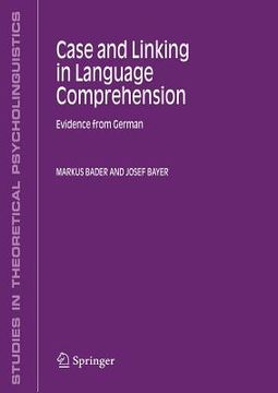 portada case and linking in language comprehension: evidence from german (in English)
