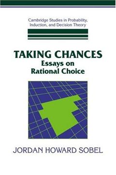 portada Taking Chances: Essays on Rational Choice (Cambridge Studies in Probability, Induction and Decision Theory) (en Inglés)