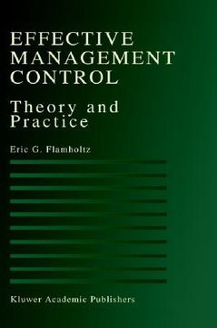 portada effective management control: theory and practice (en Inglés)