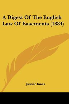 portada a digest of the english law of easements (1884)