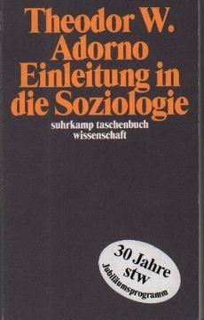 portada Einleitung in die Soziologie. (en Alemán)