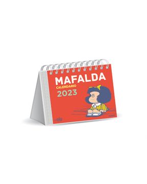 portada Mafalda 2023 Calendario de Escritorio - Rojo (Sin Caja)