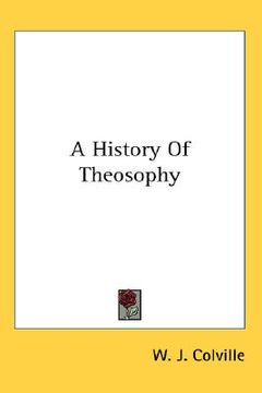 portada a history of theosophy (en Inglés)