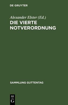 portada Die Vierte Notverordnung (in German)