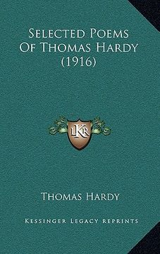 portada selected poems of thomas hardy (1916) (en Inglés)
