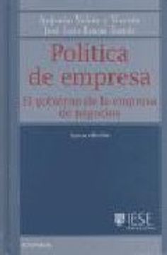 portada Politica de Empresa: Gobierno de la Empresa de Negocios (6ª Ed. ) (in Spanish)
