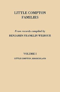 portada little compton families. little compton, rhode island. volume i