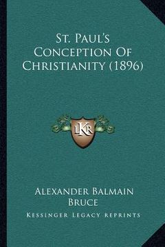 portada st. paul's conception of christianity (1896) (in English)