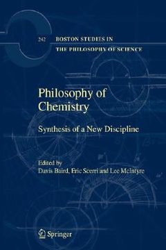 portada philosophy of chemistry: synthesis of a new discipline (en Inglés)
