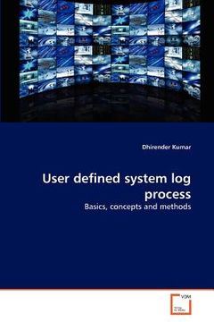 portada user defined system log process (en Inglés)