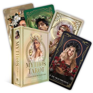 portada Mythos Tarot: Guidance From the Greek Gods (78 Gilded Cards and 128-Page Full-Color Guidebook) (in English)