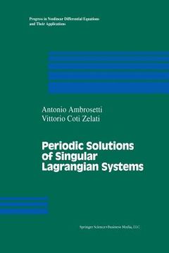 portada Periodic Solutions of Singular Lagrangian Systems (en Inglés)