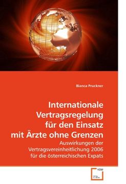 portada Internationale Vertragsregelung für den Einsatz mit Ärzte ohne Grenzen