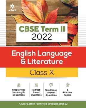 portada CBSE Term II English Language & Literature 10th (en Inglés)
