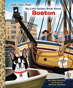 portada My Little Golden Book About Boston (en Inglés)