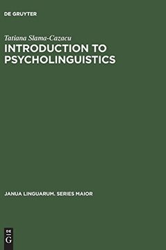 portada Introduction to Psycholinguistics (en Inglés)