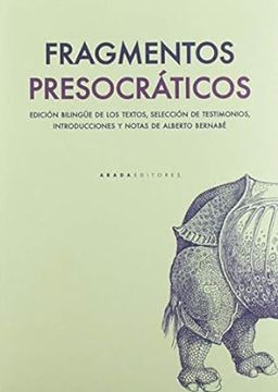 portada Fragmentos Presocráticos (in Spanish)