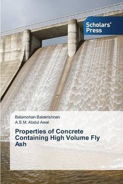 portada Properties of Concrete Containing High Volume fly ash (en Inglés)