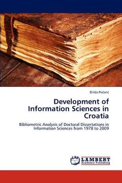 portada development of information sciences in croatia (en Inglés)