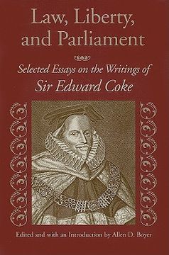 portada law, liberty, and parliament: selected essays on the writings of sir edward coke (in English)