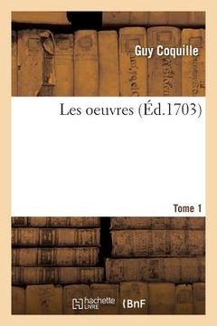 portada Les Oeuvres Tome 1 (en Francés)