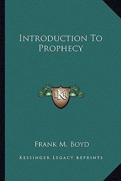 portada introduction to prophecy (en Inglés)