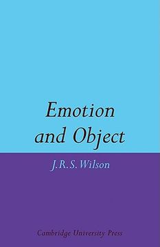 portada Emotion and Object (en Inglés)