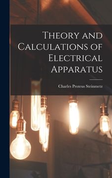 portada Theory and Calculations of Electrical Apparatus (en Inglés)