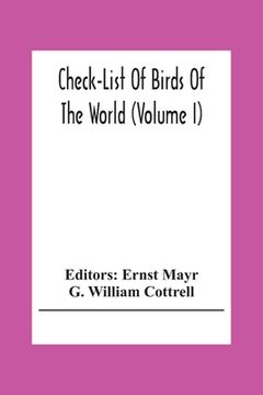 portada Check-List Of Birds Of The World (Volume I) (en Inglés)