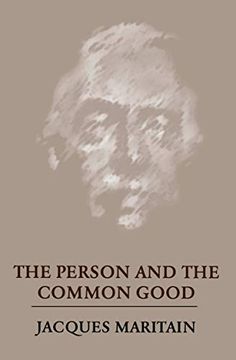 portada The Person and the Common Good (in English)