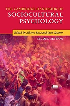 portada The Cambridge Handbook of Sociocultural Psychology (Cambridge Handbooks in Psychology) (en Inglés)