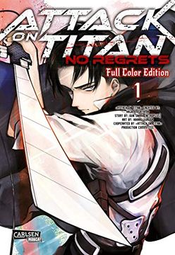 portada Attack on Titan - no Regrets Full Colour Edition 1: Full Color Edition (en Alemán)