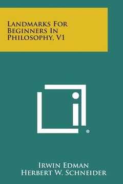 portada Landmarks for Beginners in Philosophy, V1 (en Inglés)