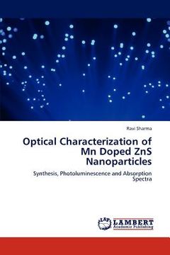 portada optical characterization of mn doped zns nanoparticles (en Inglés)