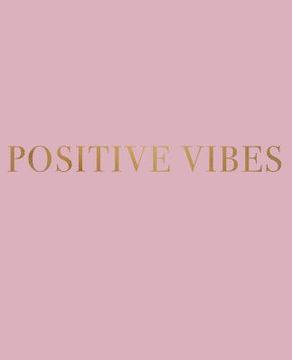 portada Positive Vibes: A decorative book for coffee tables, bookshelves and interior design styling - Stack deco books together to create a c (en Inglés)