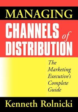portada managing channels of distribution (en Inglés)