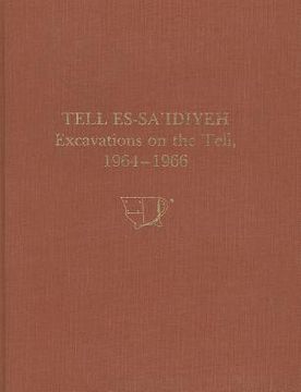 portada tell es-sa'idiyeh, jordan: excavations on the tell, 1964-1966 (en Inglés)