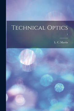 portada Technical Optics; 1 (en Inglés)