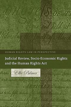 portada judicial review, socio-economic rights and the human rights act (en Inglés)
