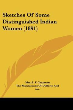 portada sketches of some distinguished indian women (1891) (in English)