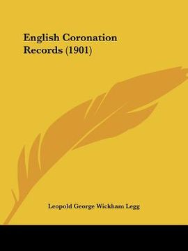 portada english coronation records (1901) (in English)