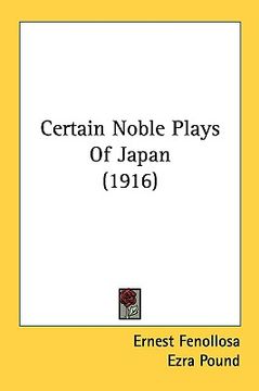 portada certain noble plays of japan (1916) (in English)