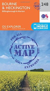 portada Bourne and Heckington (OS Explorer Map)