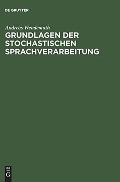 portada Grundlagen der Stochastischen Sprachverarbeitung (en Alemán)