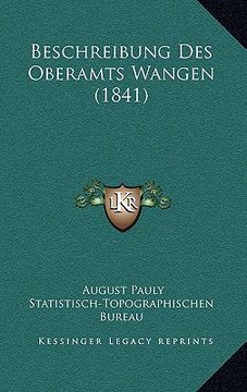 portada Beschreibung Des Oberamts Wangen (1841) (en Alemán)