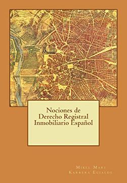 portada Nociones de Derecho Registral Inmobiliario Español (in Spanish)