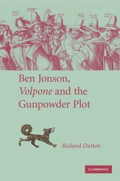 portada Ben Jonson, Volpone and the Gunpowder Plot 
