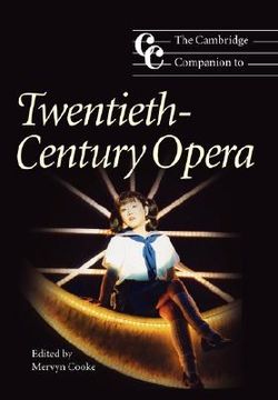 portada The Cambridge Companion to Twentieth-Century Opera Paperback (Cambridge Companions to Music) (en Inglés)