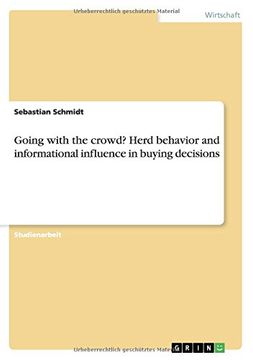 portada Going with the crowd?  Herd behavior and informational influence in buying decisions (German Edition)