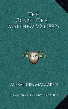 portada the gospel of st. matthew v2 (1892) (in English)